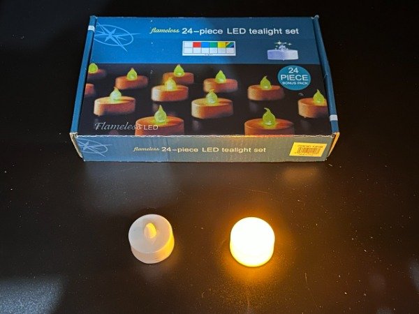 Producto - YJ0106 2,4cm Velita Led Calida 24U