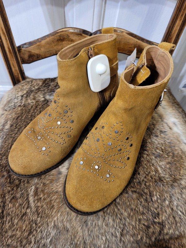 Producto - Botitas ZARA nobuck con strass Talle 33 - PRECIO: 27X