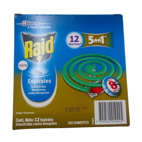Producto - RAID ESPIRAL VERDE CAJA X12