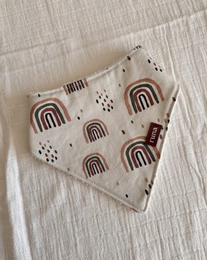 Producto - BABERO BANDANA ARCOIRIS OTOÑAL