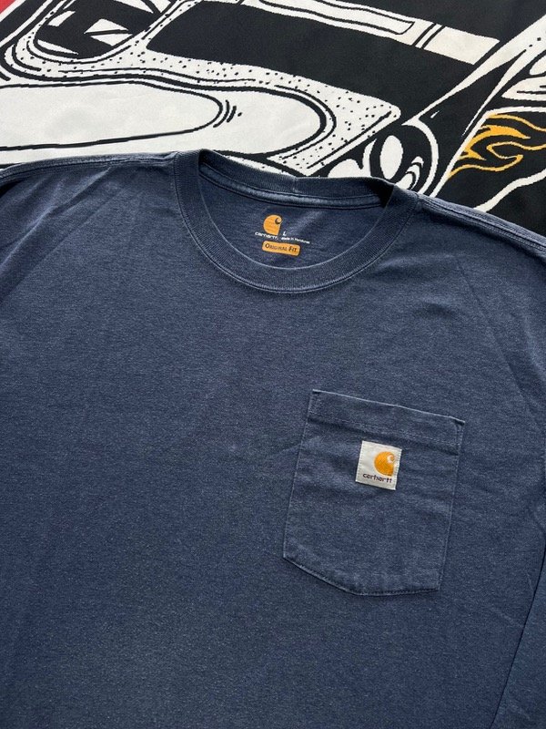 Producto - Remera Carhartt azul petróleo. Talle L