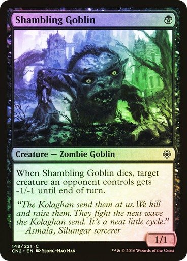 Producto - Shambling Goblin Foil  Conspiracy: Take the Crown