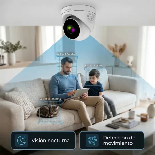 Producto - Camara De Seguridad IP WiFi Domo Exterior Noga NGW-45 HD Vision Nocturna - 5