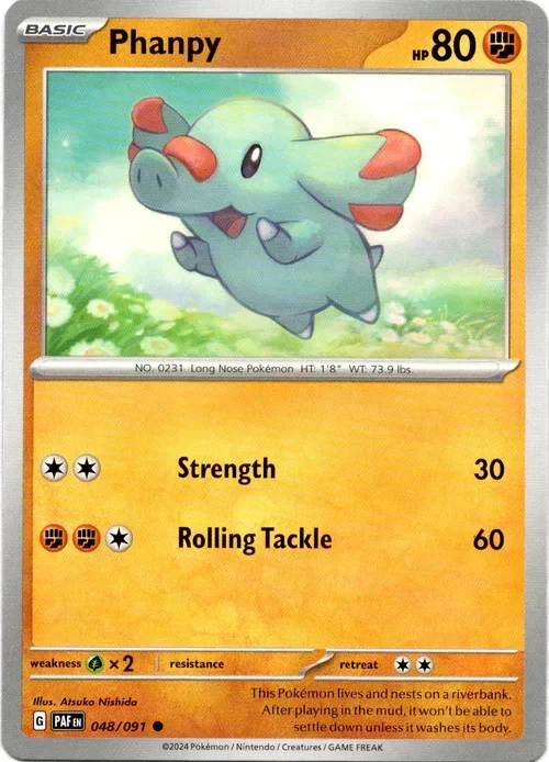 Producto - Phanpy - 048/091 - Paldean Fates