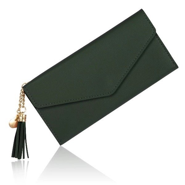 Producto - Billetera Dije Corazón Green - Mod 21