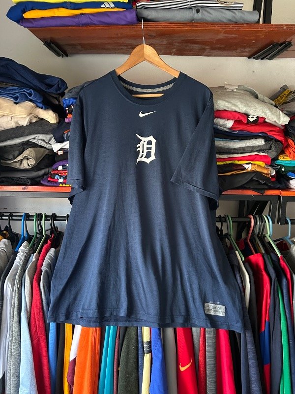 Producto - Nike de los Detroit Tigers Liga MLB, talle XL amplio