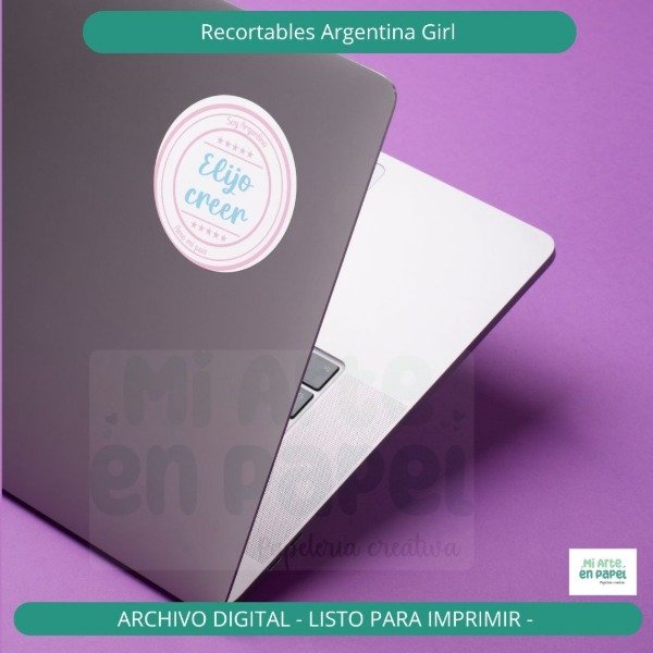 Producto - Recortables Argentina Girl - 1
