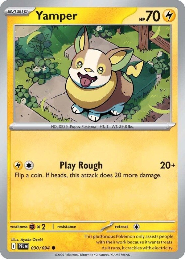 Producto - Yamper (030/094) [Mega Evolution: Phantasmal Flames]
