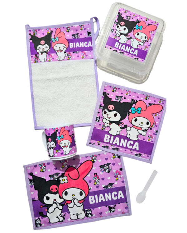 Producto - Set de Jardín Personalizado 6 piezas - con Taza + Cucharita + Tupper