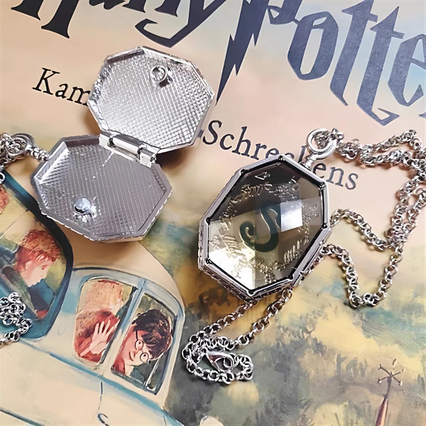 Producto - Collar Relicario Slytherin Harry Potter EP