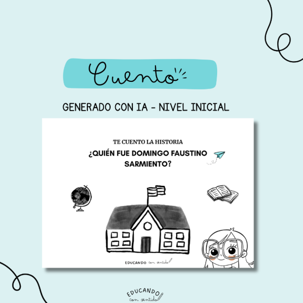 Producto - Cuento - Te cuento la historia: "Sarmiento"