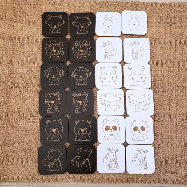 Producto - combo x 14 Memotest infantil animalitos