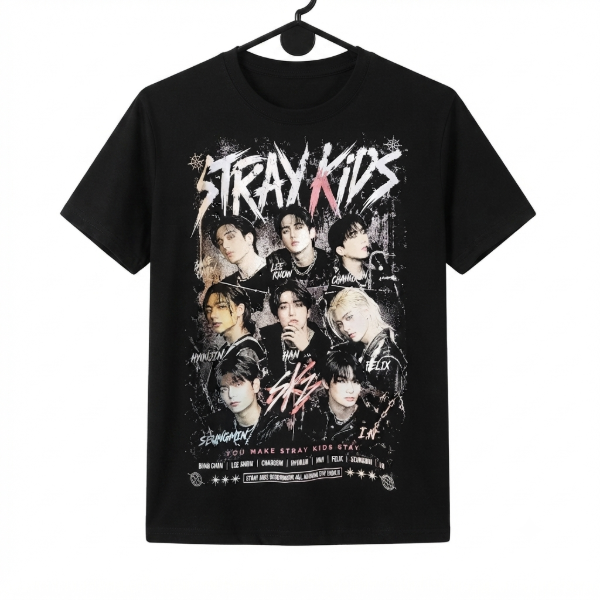 Producto - REMERA MANGA CORTA INFANTIL STRAY KIDS - 0