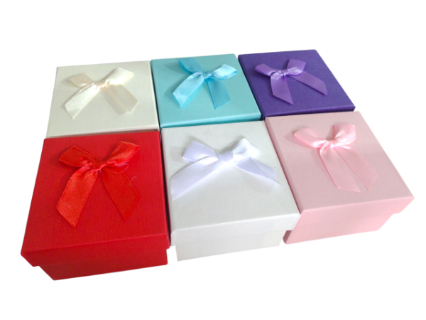 Producto - Caja Bijouterie 9x9x6cm x unidad (consultar colores disponibles)