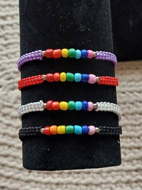 Producto - Pulsera de las 7 chakras mostacilla