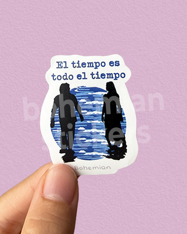 Producto - EL TIEMPO ES TODO EL TIEMPO - - Sticker Individual de Un Buen Día