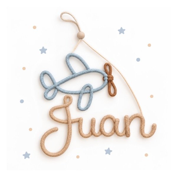 Producto - Cartel de bienvenida personalizado Avión