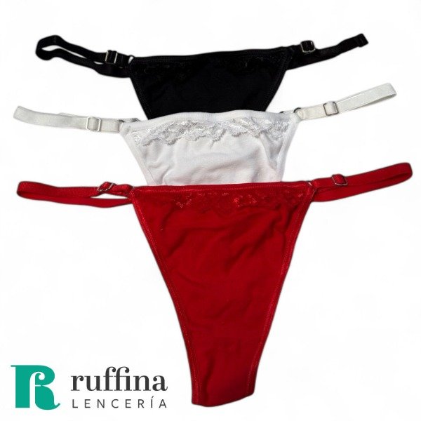 Producto - Pack x3 colaless regulables de algodón - Art. REG 006