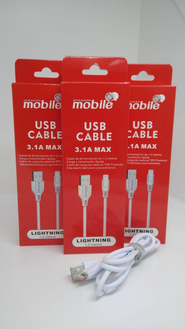 Producto - CABLE MOBILE IPHONE 3.1A MAX - - - -