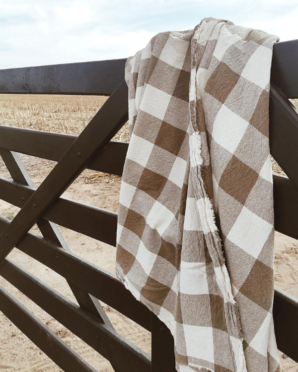 Producto - MANTA CUADROS ENTREGA INMEDIATA