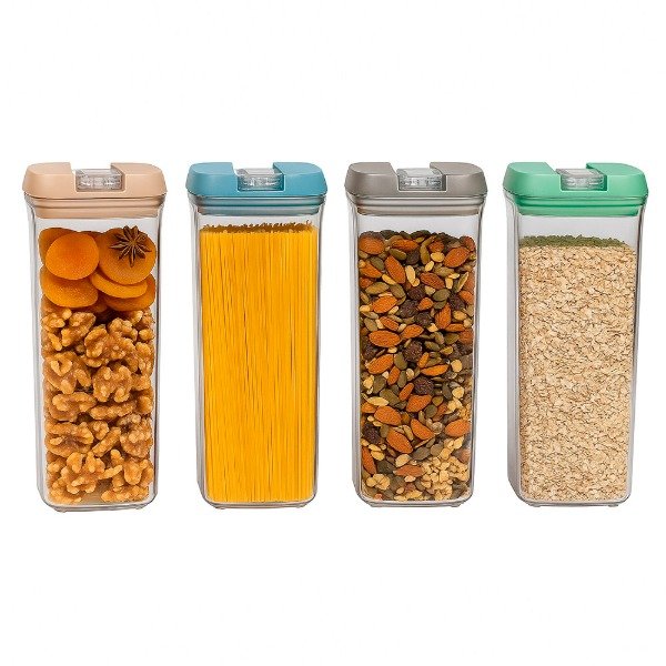Producto - FRASCO CONTENEDOR HERMETICO GRANDE 1.4L BAMBU (cod. 8619)