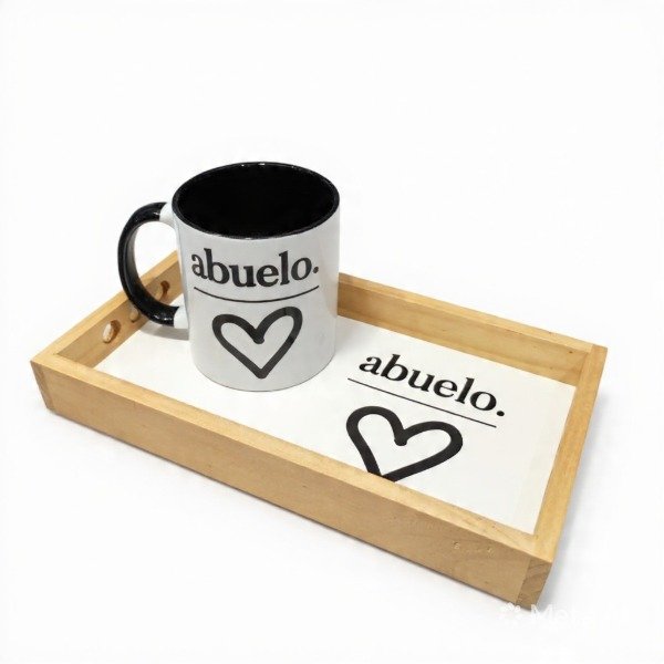 Producto - SET TAZA CON BANDEJA ABUELO