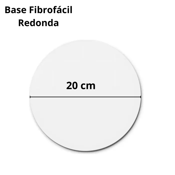 Producto - Base Fibrofácil Redonda 20 cm