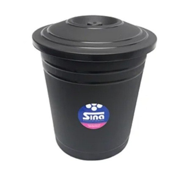 Producto - RESIDUO REDONDO 8LTS TAPA PLATA