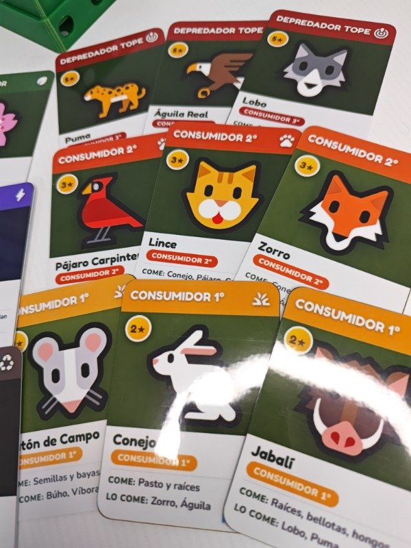 Producto - JUEGO DE CARTAS COME O COMIDO CADENAS TRÓFICAS