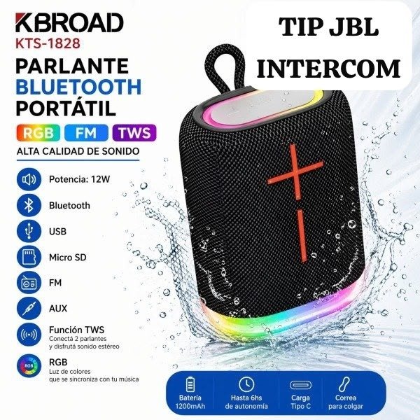 Producto - PL449 PARLANTE BLUETOOTH TIPO JBL INTERCOM
