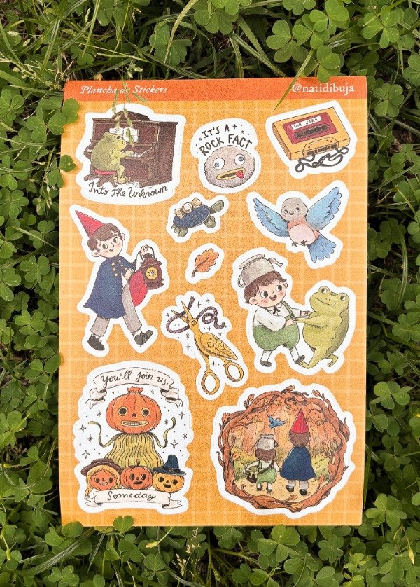 Producto - Plancha de Stickers Into the Unknown
