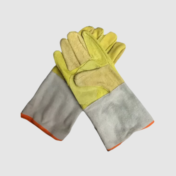 Producto - Guante Descarne Amarillo Puño Largo