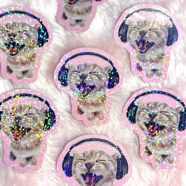 Producto - Music cat rosa