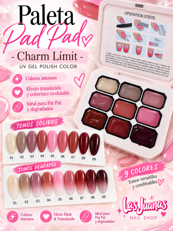 Producto - Paleta Pad Pad Pasteles #22 Charm Límit