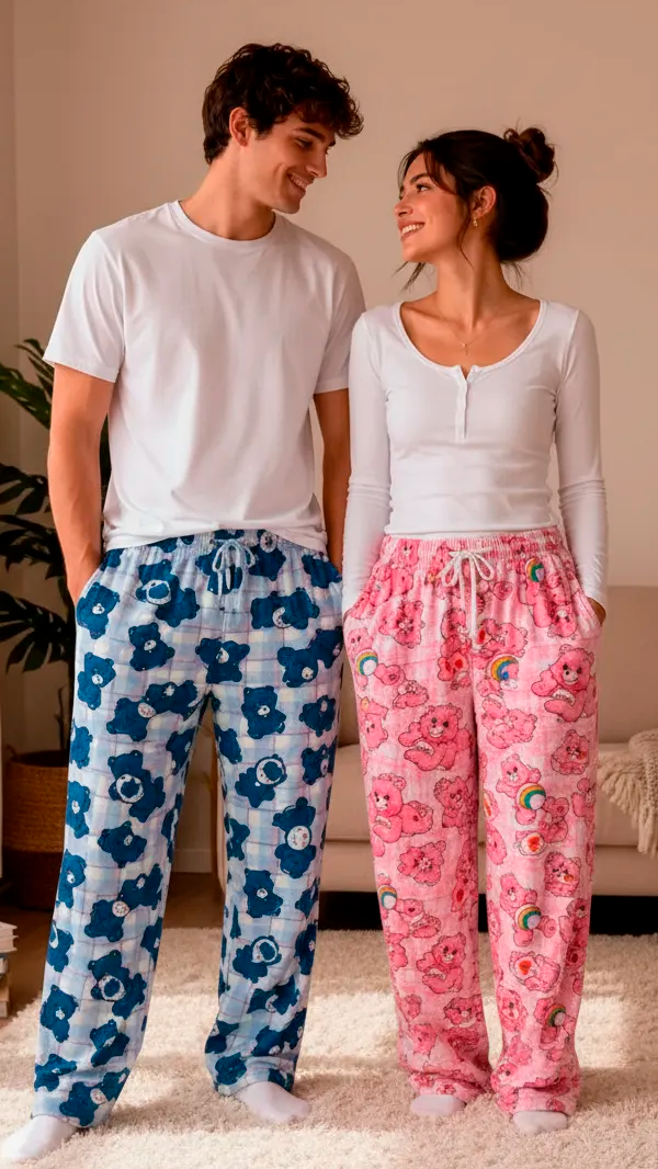 Producto - Pant Polar Pareja Ositos Cariñositos