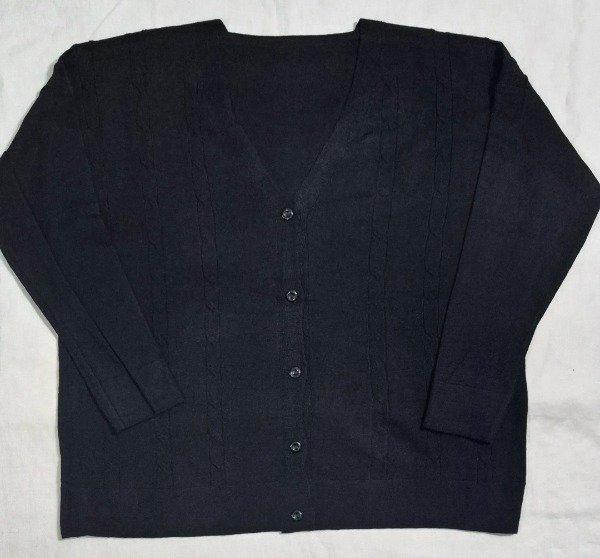 Producto - Cardigan ochitos (negro)