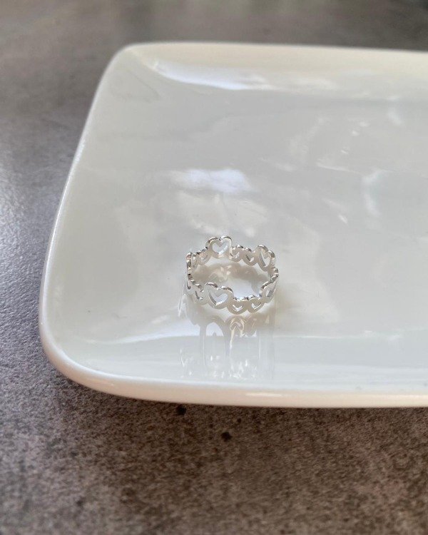 Producto - ANILLO RAIN OF HEARTS BLANCO