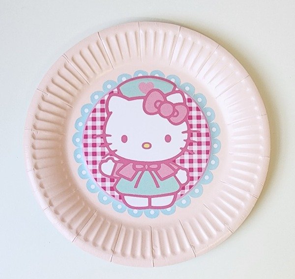 Producto - Hello Kitty Plato Descartables X 5 Unidades - 5