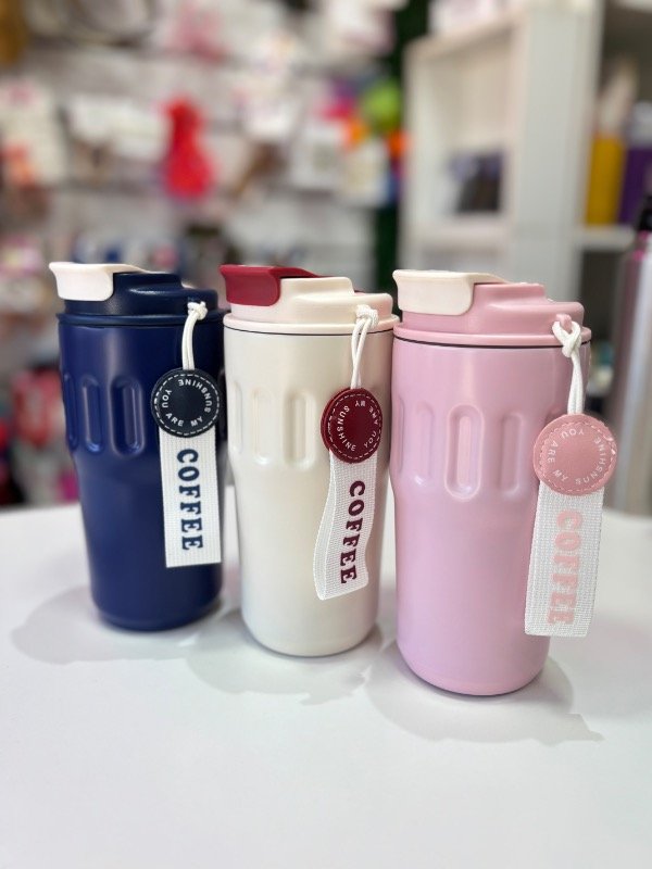 Producto - Vaso termico doble pico Sunshine (acero inoxidable)