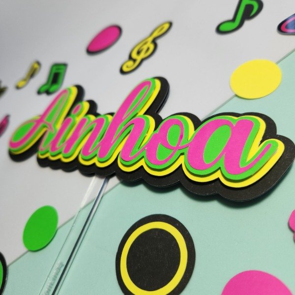 Producto - Topper 3D tipográfico