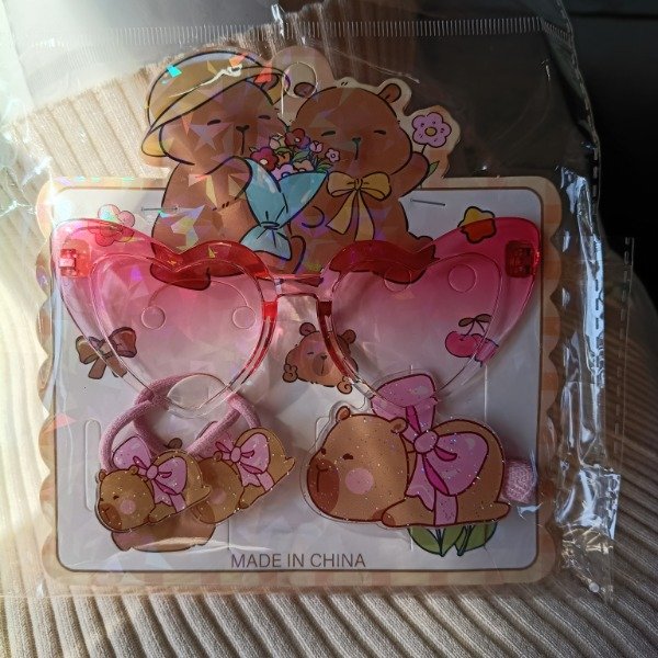 Producto - Kit lente, gomitas y hebillita para nena