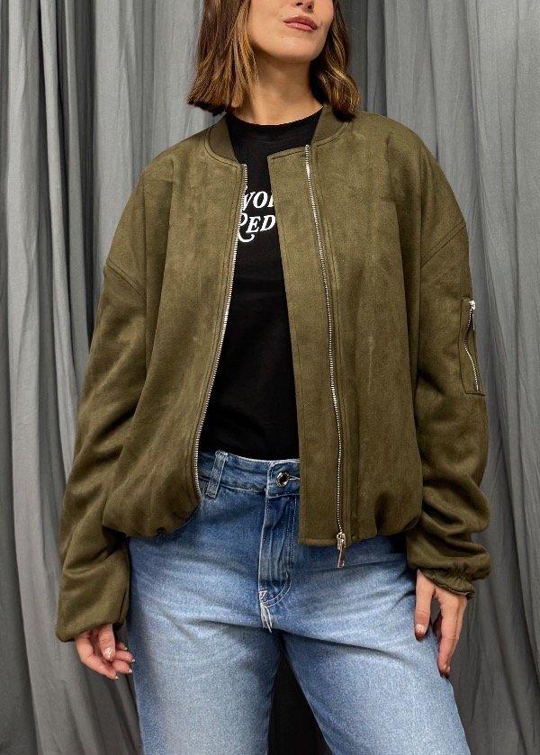 Producto - Campera Bomber Gamuzada