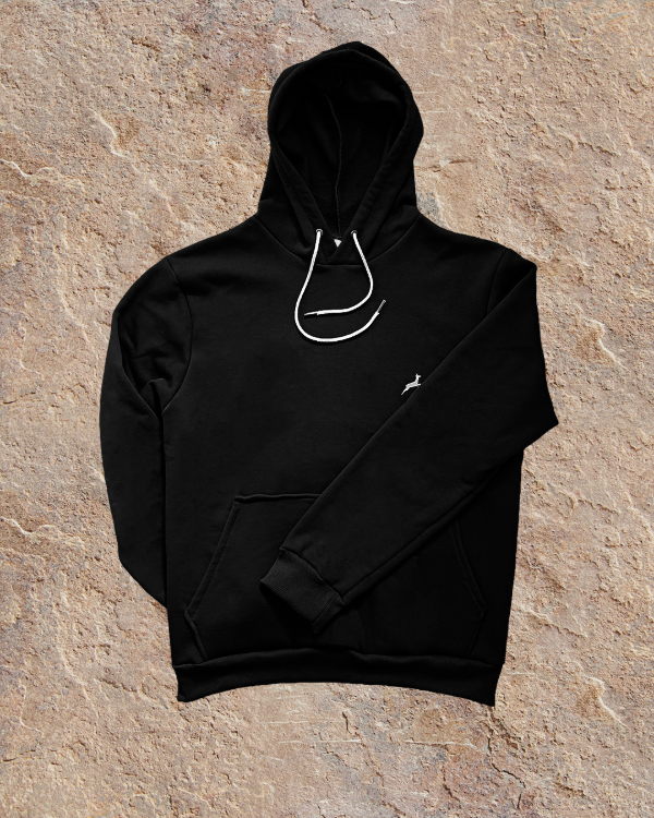 Producto - Buzo Canguro Liso Algodón - Negro
