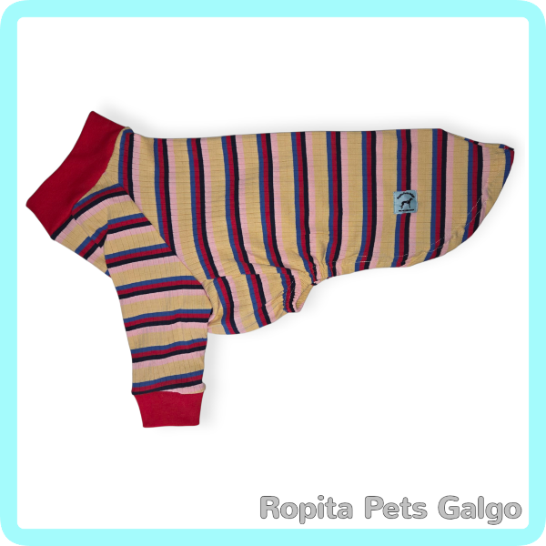 Producto - Camiseta Canadá Rallas Amarillo/Rojo