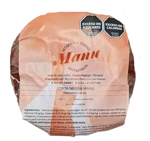 Producto - Torta Galesa Manu - 500 grs