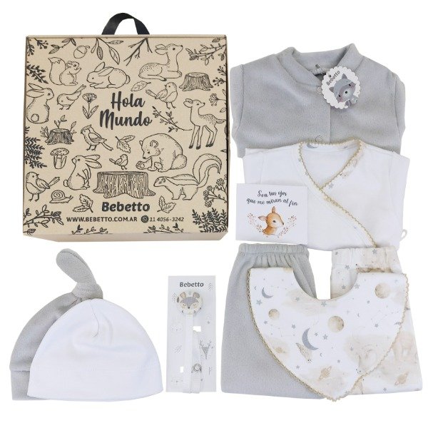 Producto - Box Valijita INVIERNO Plush 8 P / Neutro