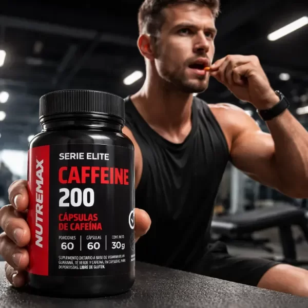 Producto - Caffeine 200 NUTREMAX capsulas - 3