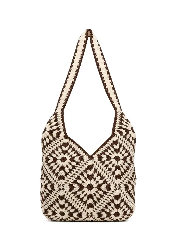 Producto - Bolso tejido Crochet Negro - 0