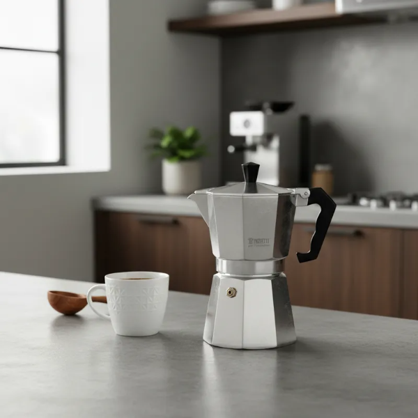 Producto - Cafetera Italiana 3 Tazas Aluminio Italexpress Pezzetti