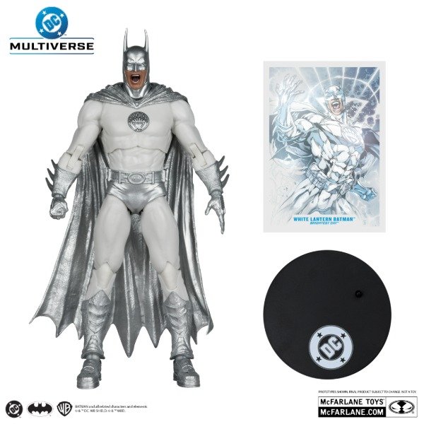 Producto - DC Comics Multiverse Batman Brightest Day White Lantern Batman Red Platinum Ed - 1